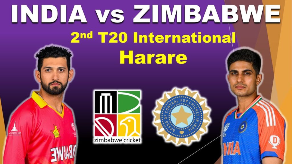 india vs zimbabwe 2nd t20
